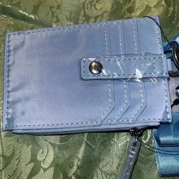 🆕 INC International Concepts Blue Crossbody and Card Case - Picture 7 of 11